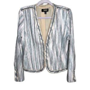 NWOT Greylin by Anthropologie Women’s Blazer Fringe Top Jacket Size L
